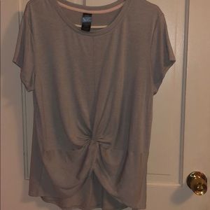 Champion grey twist top